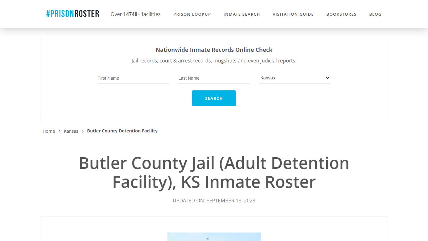 Butler County Jail (Adult Detention Facility), KS Inmate Roster